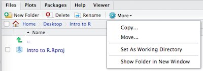 Setting your working directory